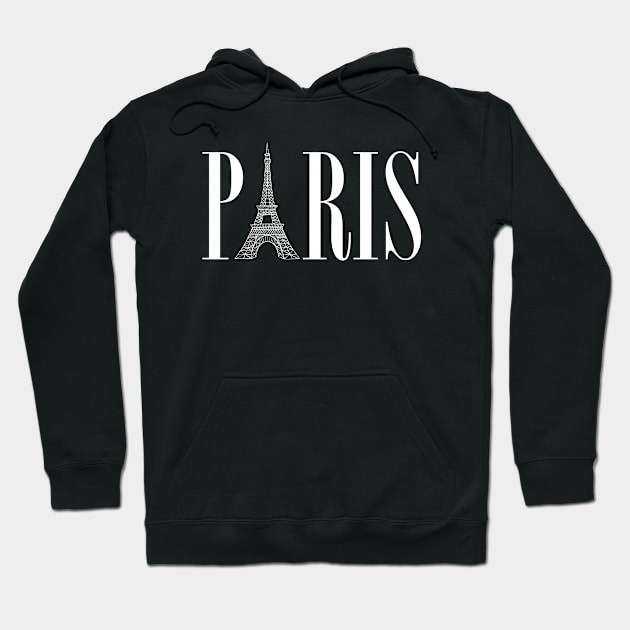 Paris, France Eiffel Tower Hoodie by Suniquin